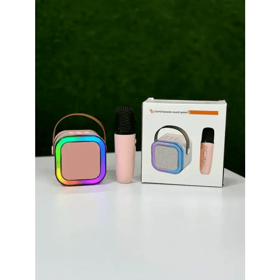 Portable Karaoke Speaker With Wireless Microphone