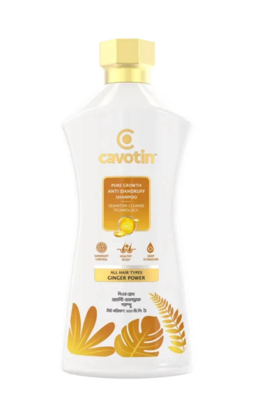 Cavotin Pure Growth Anti-dandruff Shampoo 250ml - Image 1