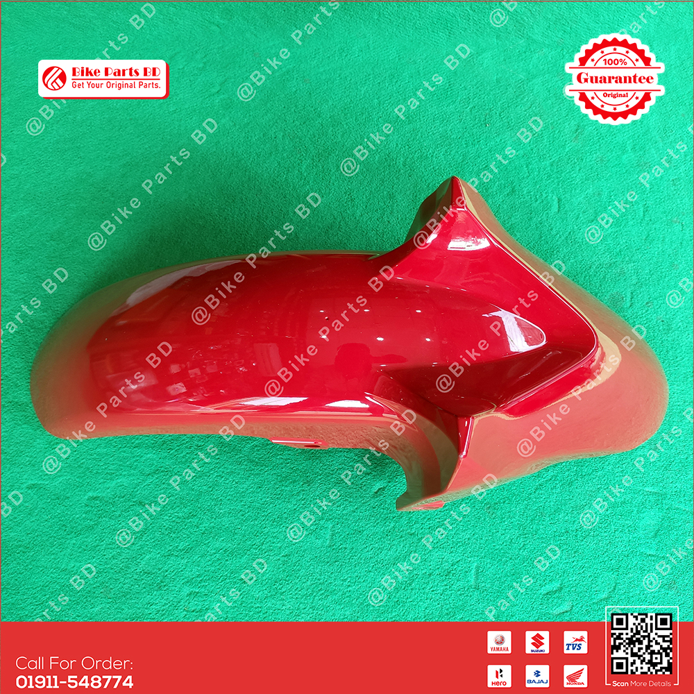 Mudguard for Yamaha FZS V1, FZS V2, Fazer V1, Fazer V2 (Red) bike.