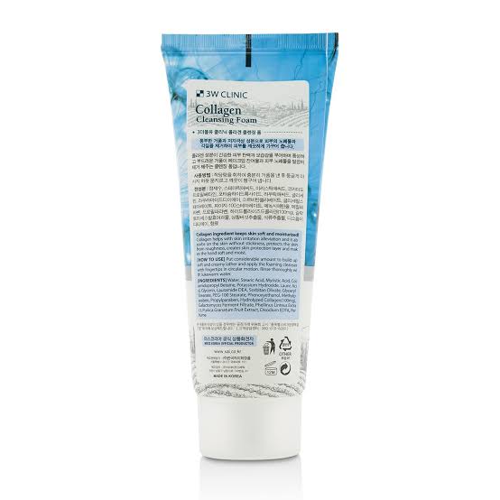 3W Clinic - Collagen Cleansing Foam (100ml) thumbnail 2
