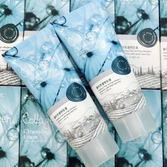 3W Clinic - Collagen Cleansing Foam (100ml) thumbnail 5
