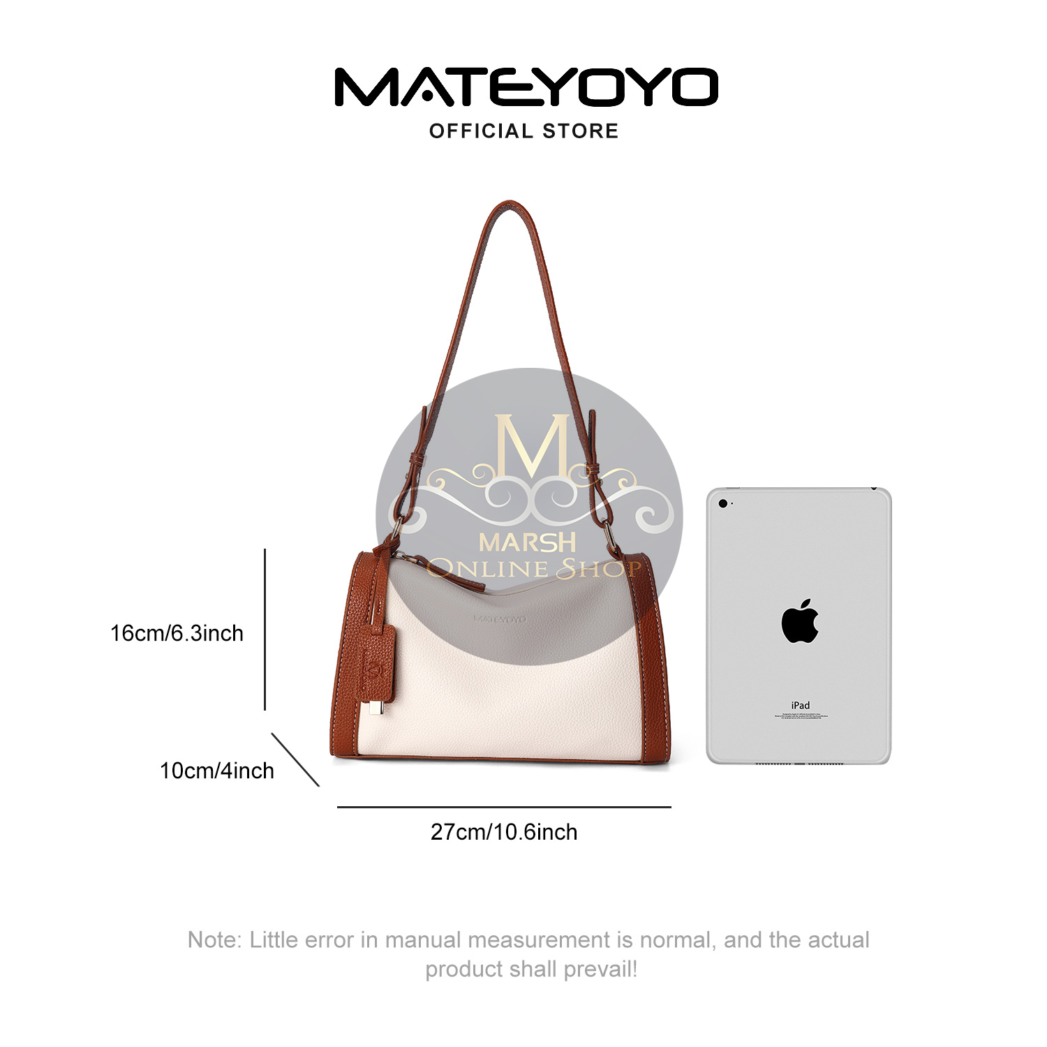 💥MATEYOYO Magnetic Buckle Large Capacity Women Shoulder Bag_img_6