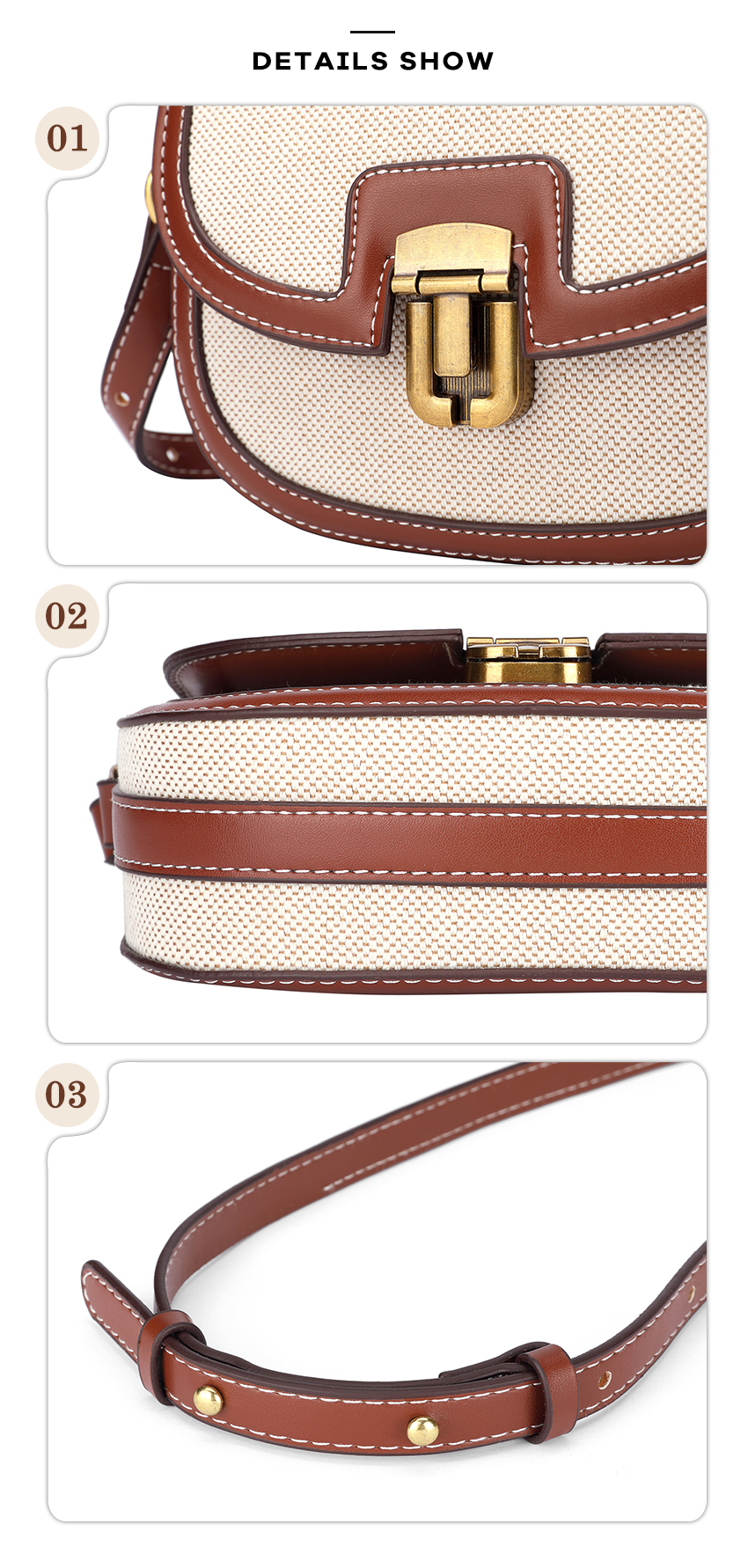 🔰MATEYOYO Vintage Style Retro Sling Bag for Girls/Ladies_img_6
