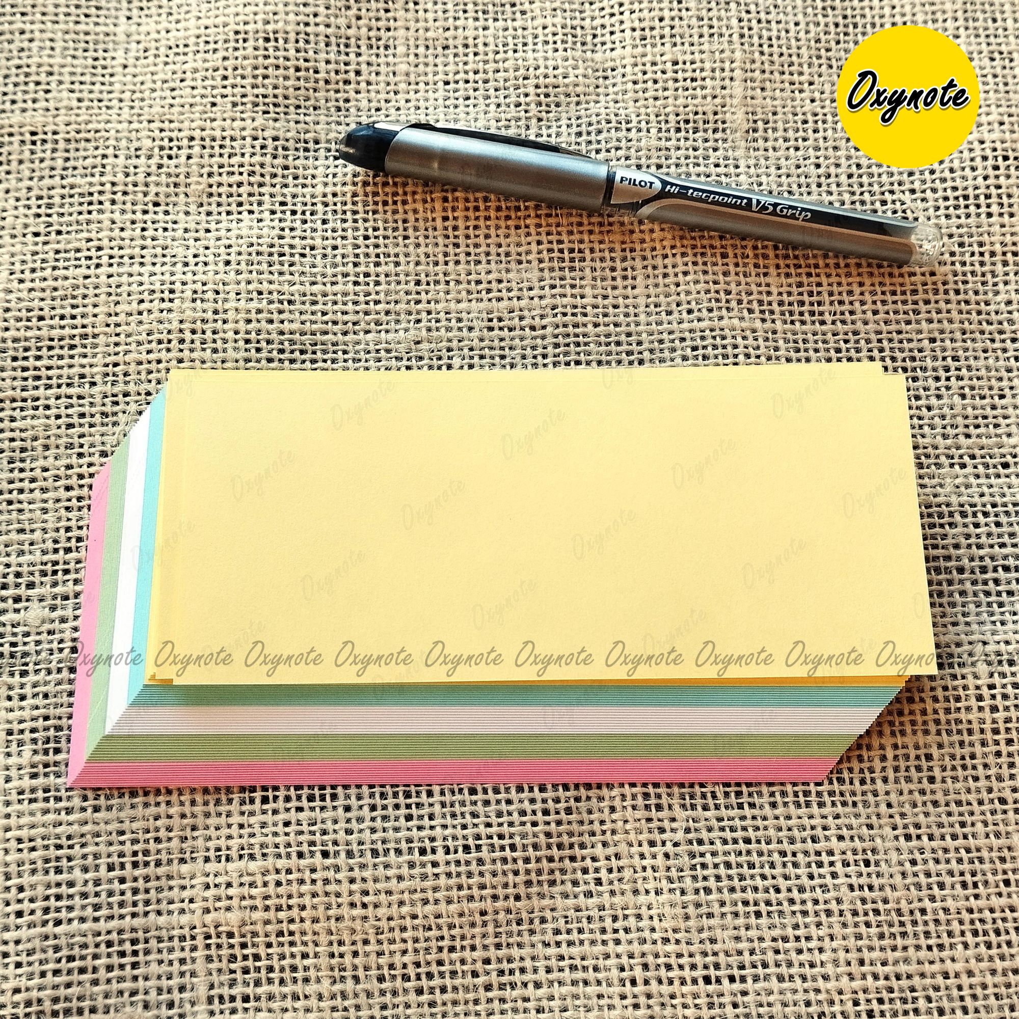 OXYNOTE 6 x 2.5 inches Index Flash Cards - 50 Cards - Suitable for Exam Preparation, Cheat Sheets, Short Notes, Syllabus Revision_img_2