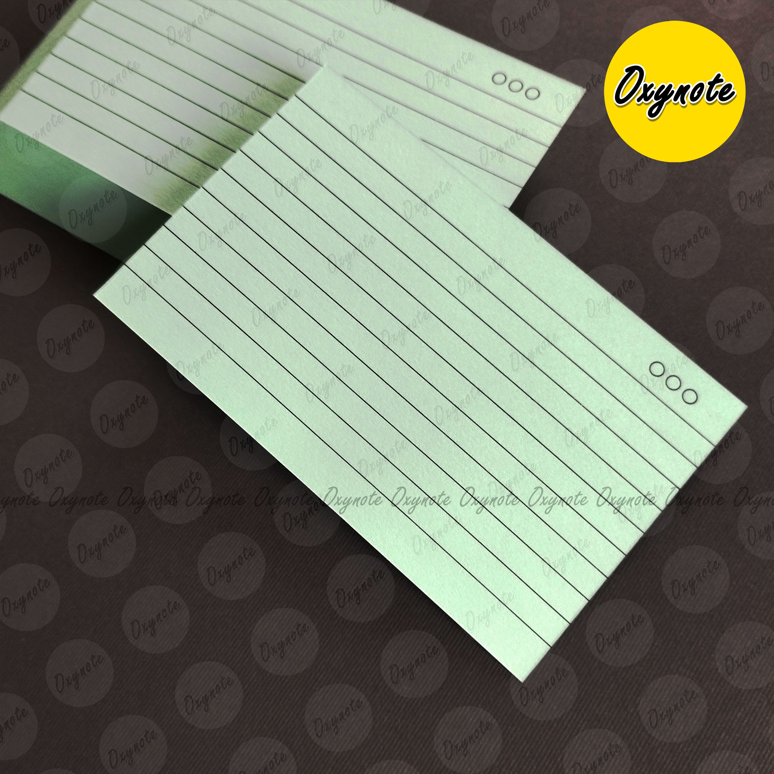 OXYNOTE 3x5 inch Ruled Index Flashcards - 50 Cards - Suitable for Exam Preparation, Cheat Sheets, Short Notes, Syllabus Revision (Both Side Ruled Card)_img_10