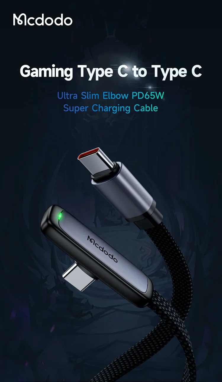 Mcdodo CA336 65w 1.8m Gaming Type-C To Type-C Cable_img_2