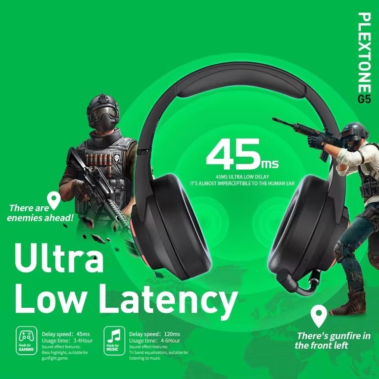 Plextone G5 Foldable Gaming Wireless Headset_img_2