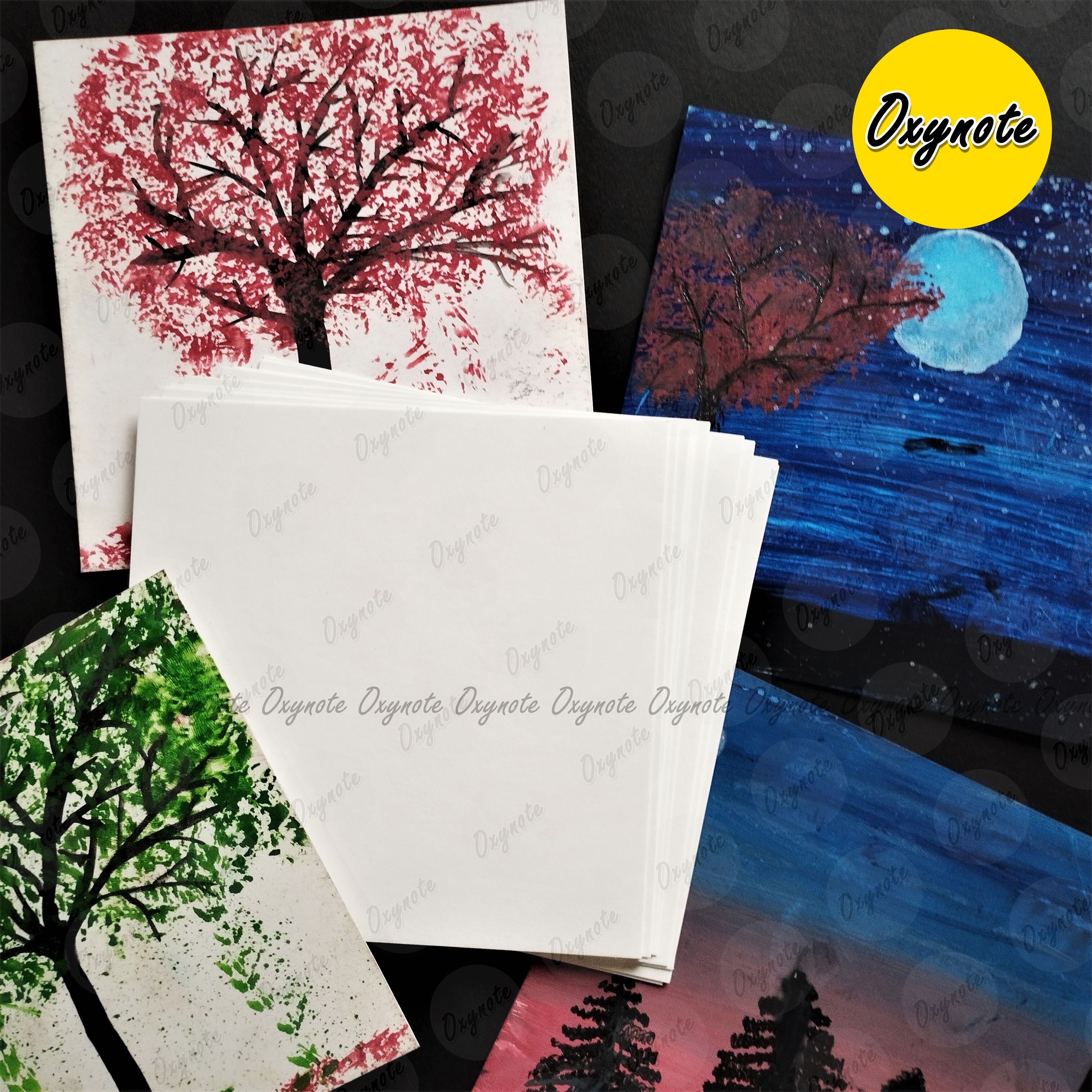 Drawing Cards For Acrylic & Poster Color Painting by OXYNOTE_img_3