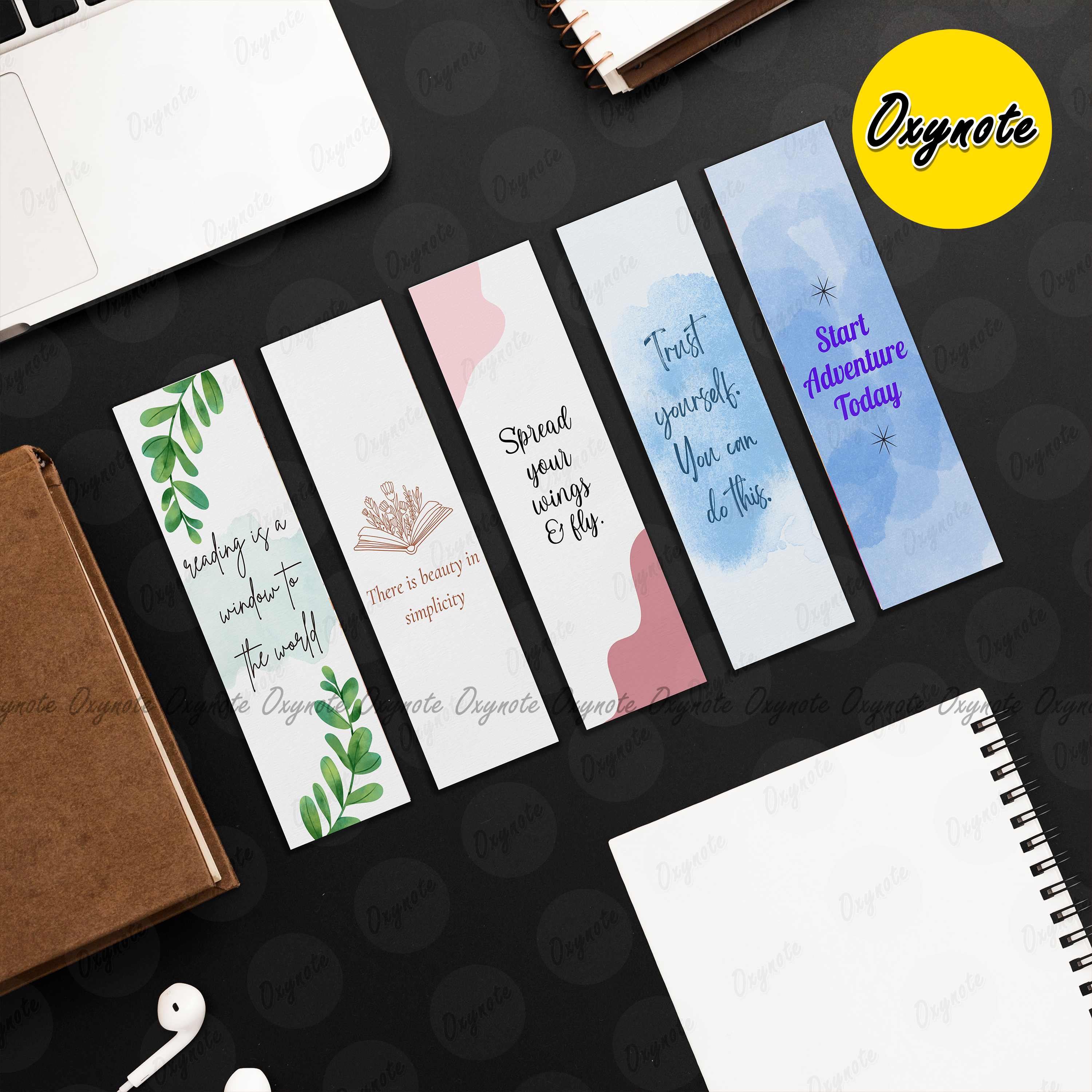 5 Pieces Bookmark (Size- 5.5inch x 1.5inch) by Oxynote_img_13