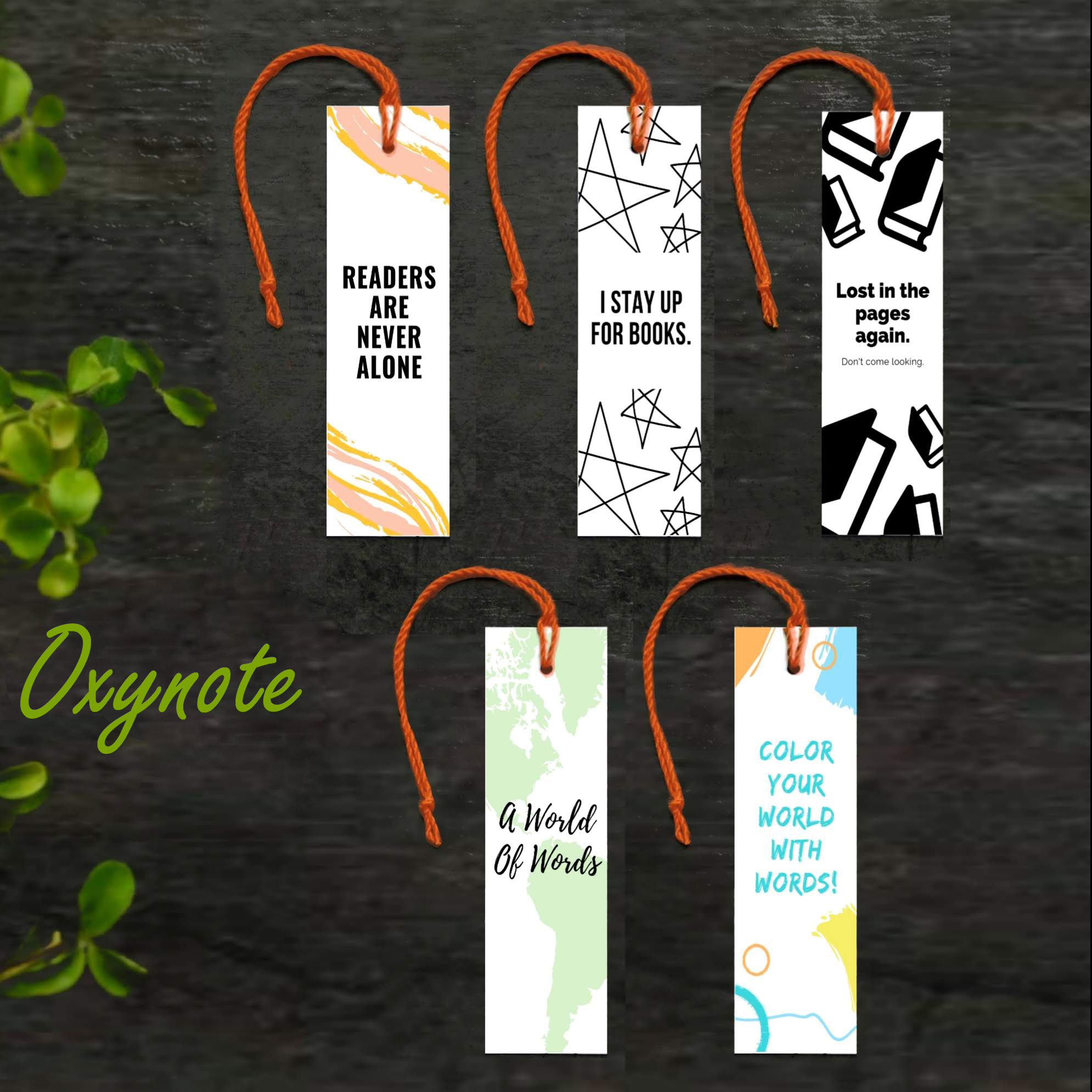 SET OF 5 BOOKMARKS BY OXYNOTE_img_4