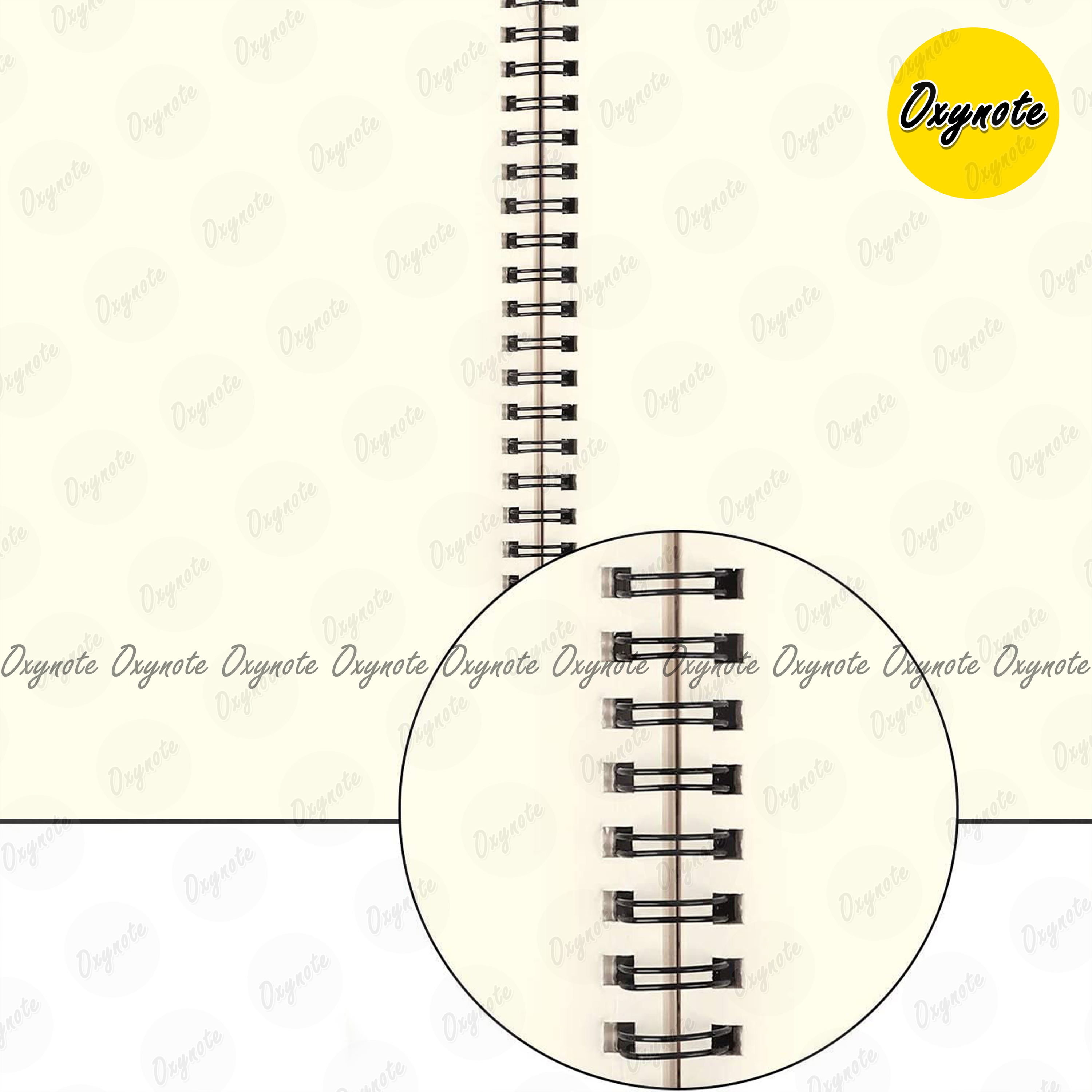Spiral Notebook by OXYNOTE - 8.5 x 5.5 inches - 120 Pages - Double Wire-O Binding_img_6