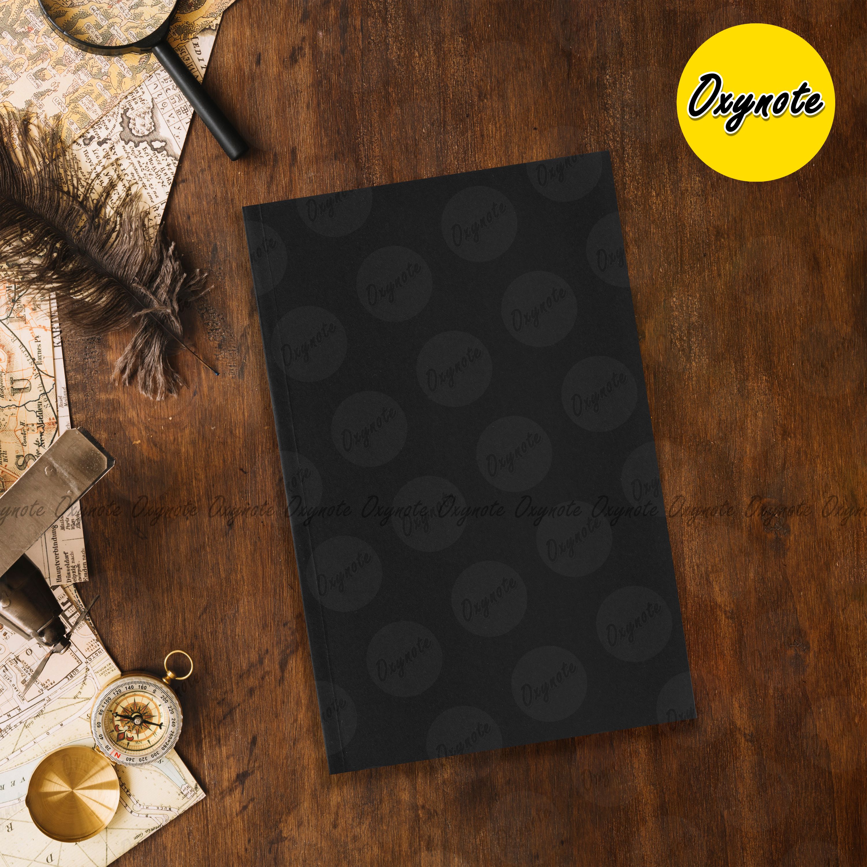 Wholsale Blank Cover Notebook by OXYNOTE - 8.5 x 5.5 inches - 80 Pages_img_0