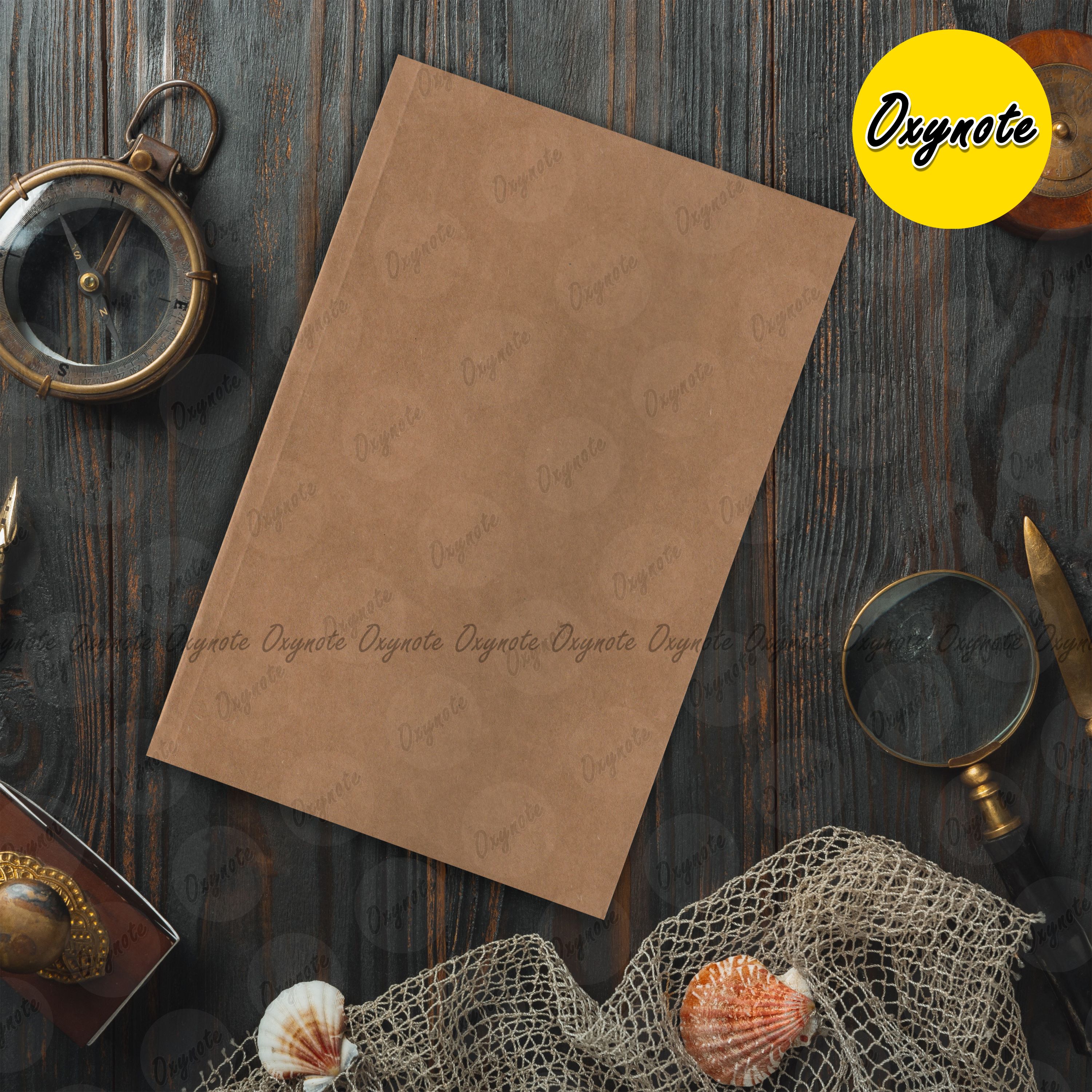 Wholsale Blank Cover Notebook by OXYNOTE - 8.5 x 5.5 inches - 80 Pages_img_1