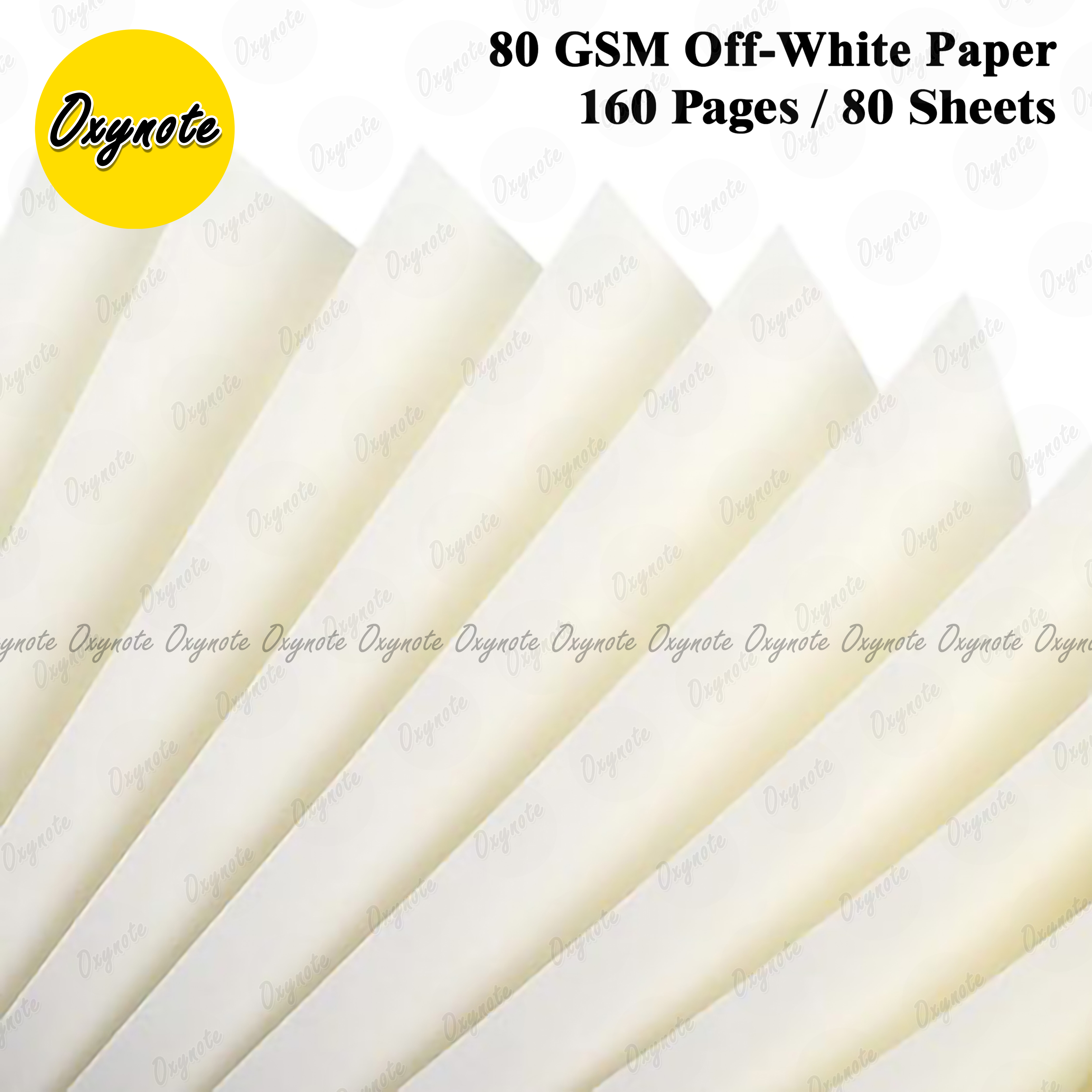 Wholsale Blank Cover Notebook by OXYNOTE - 8.5 x 5.5 inches - 80 Pages_img_2