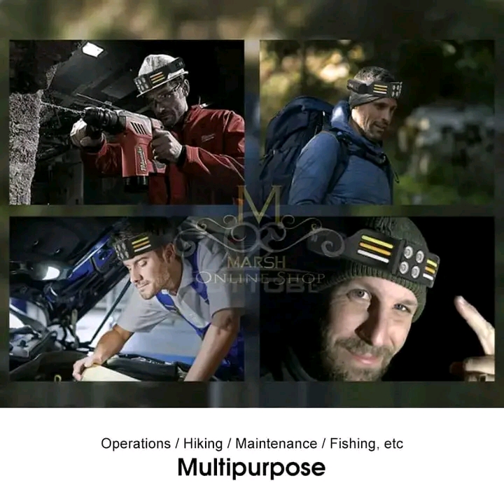 💥Outtobe COB Intelligent Sensing LED Multifunctional Seven Gear Headlamp_img_2