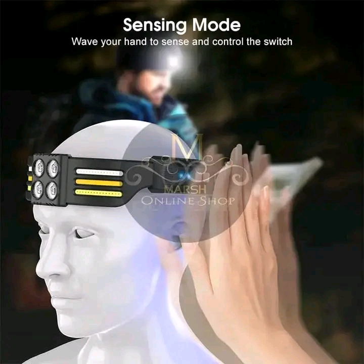 💥Outtobe COB Intelligent Sensing LED Multifunctional Seven Gear Headlamp_img_6