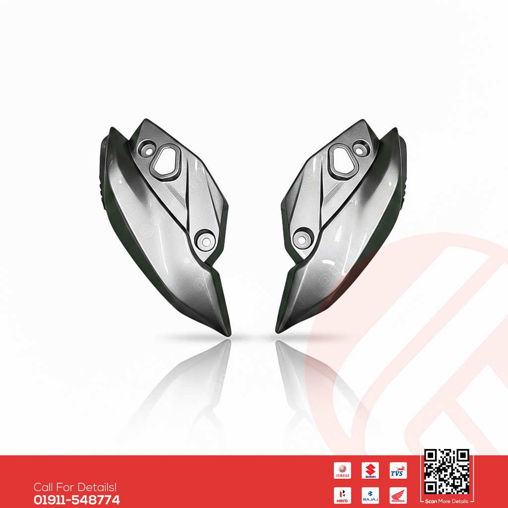 Headlight Kan (Grey-Color) for Suzuki Gixxer Monotone bike.