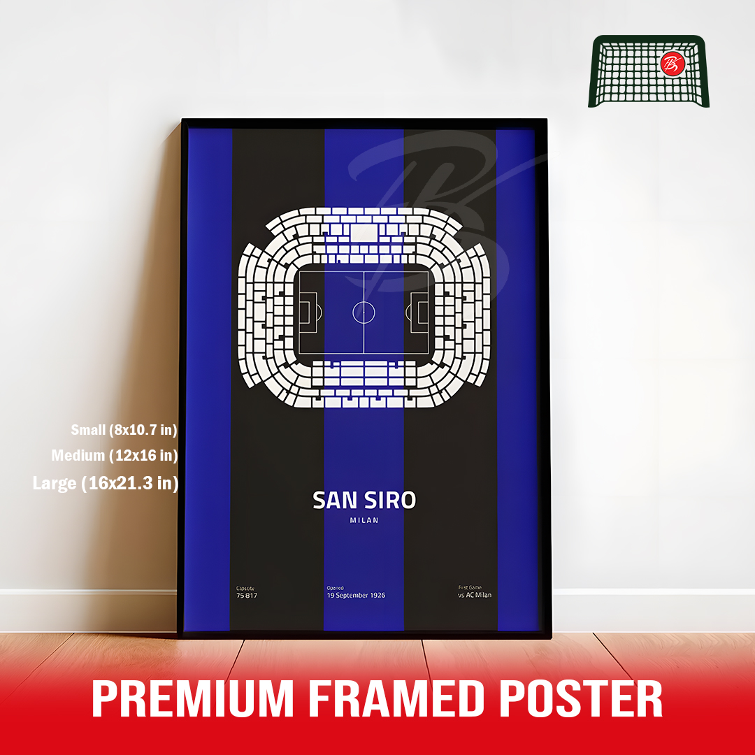 San Siro Legacy – Illustrated Tribute to Inter Milan’s Historic Home