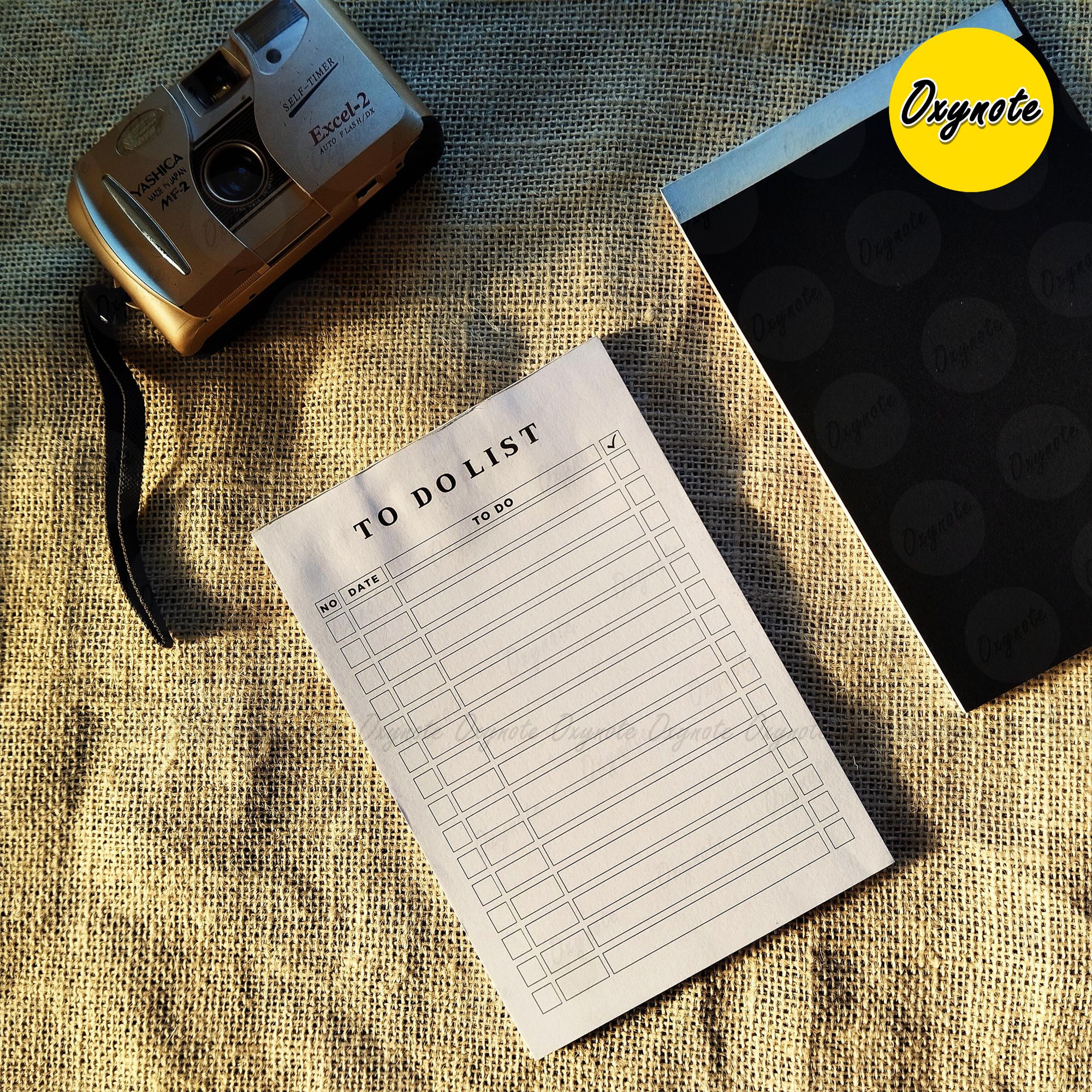 Oxynote "To Do List" Notepad - 8.2 inch x 5.6 inch - 31 Sheets