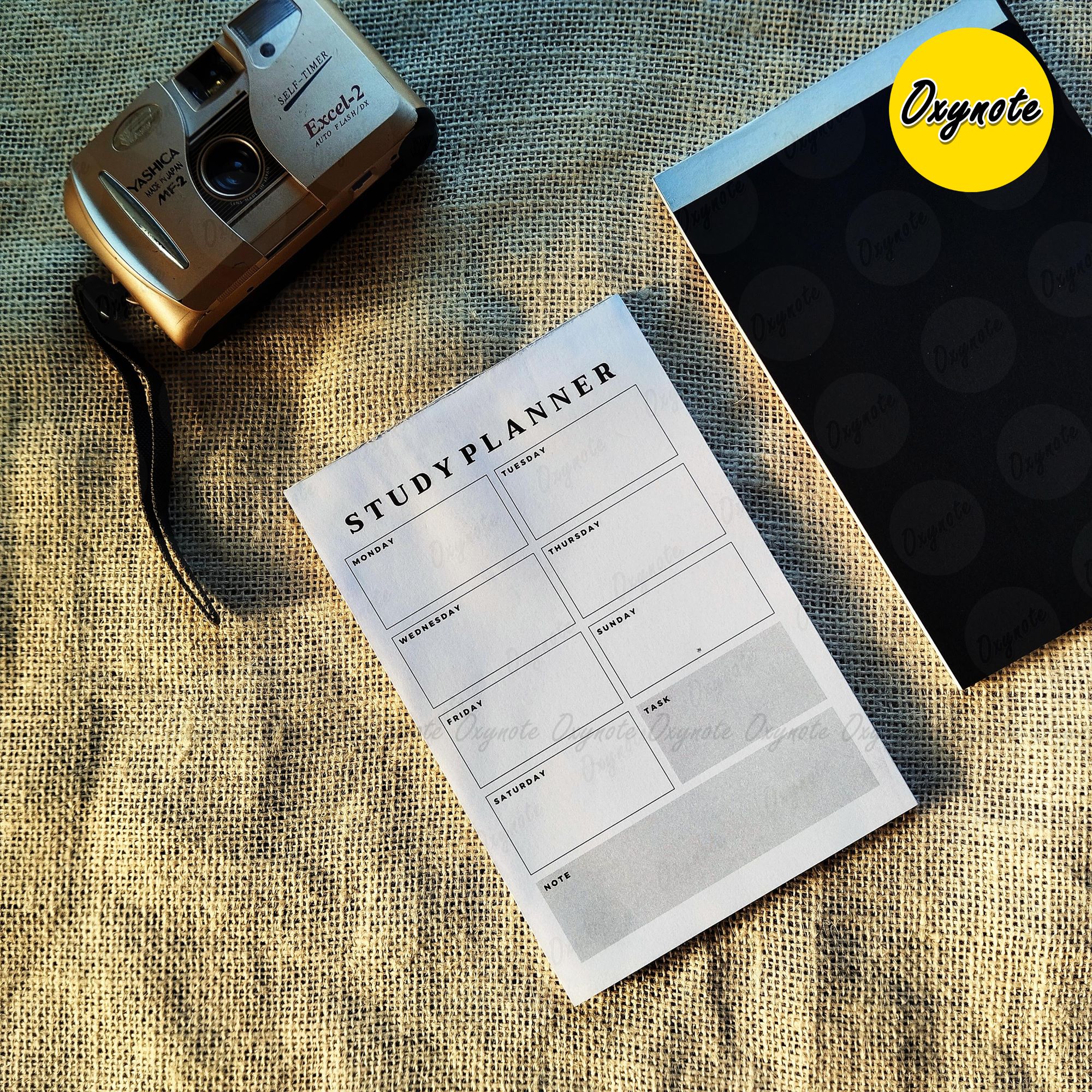 Oxynote "Study Planner" Notepad - 8.2 inch x 5.6 inch - 31 Sheets