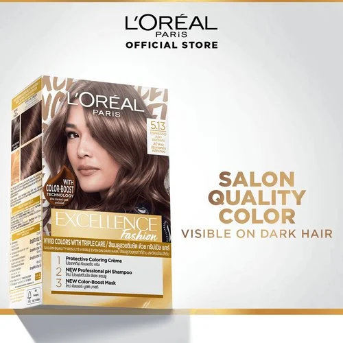 Loreal Paris Excellence Fashion Vivid Colors with Triple Care Hair Color 5.13