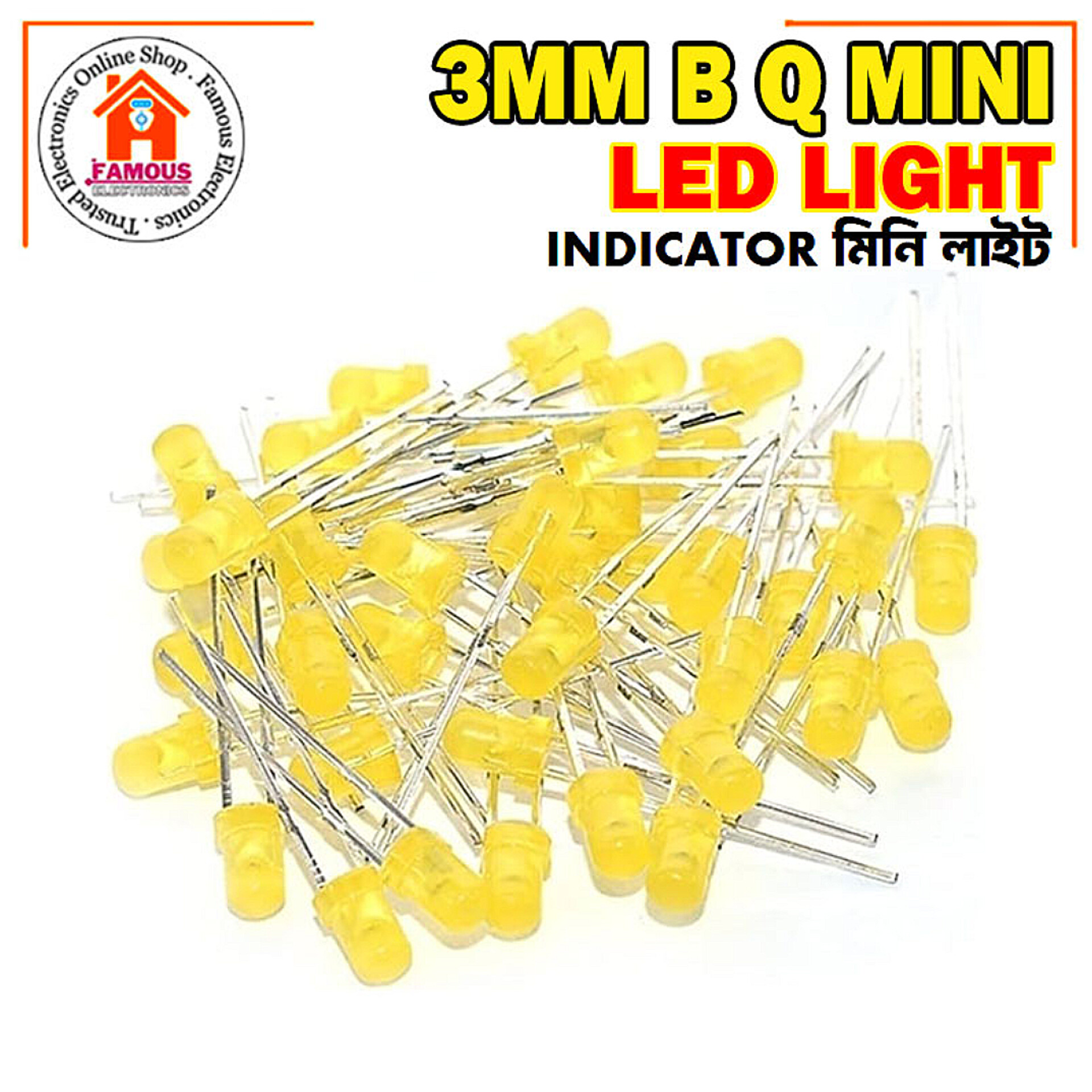 12PCS 3mm Mini Indicator LED Light