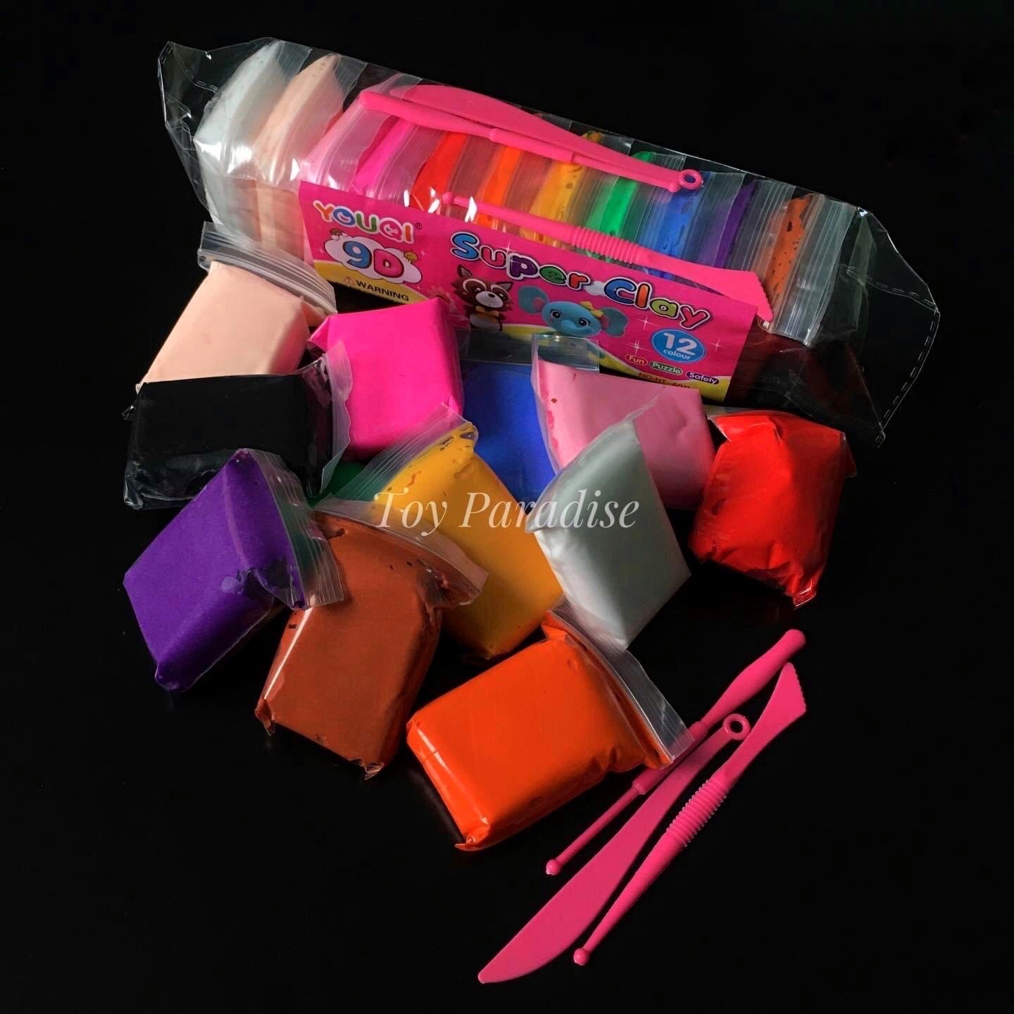 12pcs Clay Mud