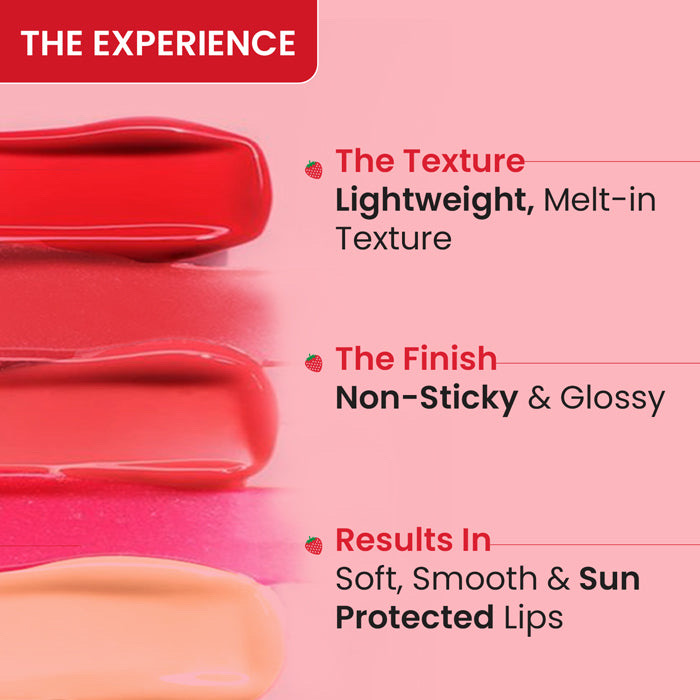 Vitamin C + E Brightening Lip Balm with SPF 50+ : Strawberry crush - Image 4