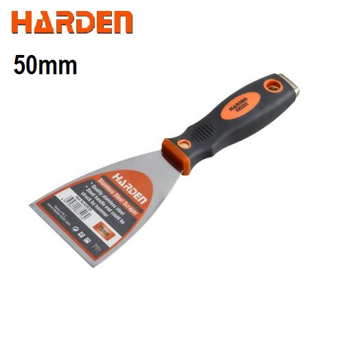HARDEN Scraper Fiberglass Handle (50mm | 75mm | 100mm) Stainless Steel Scrapper; 620202 | 620204 | 620205