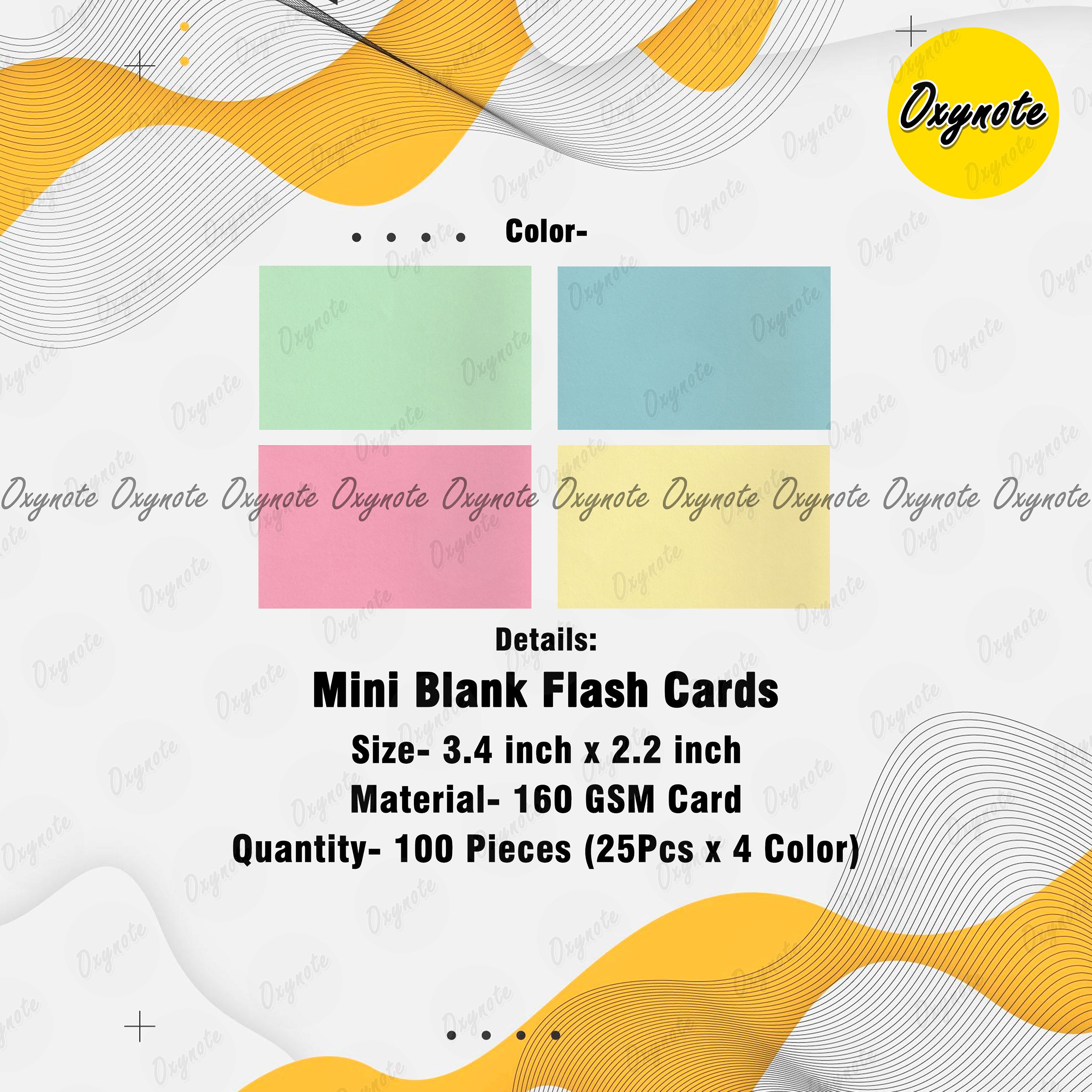 100 Pieces (3 inch x 2 inch) Mini Blank Index Flash Cards, DIY graffiti word cards, Small memo pad blocks, Memorandum note_img_7