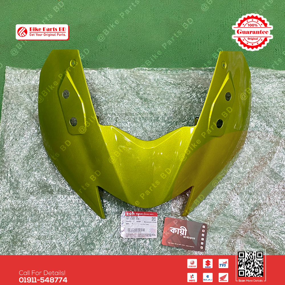 Metershed-Faring (Green) for Suzuki Gixxer SF (New Model-Black Color) bike. thumbnail 2