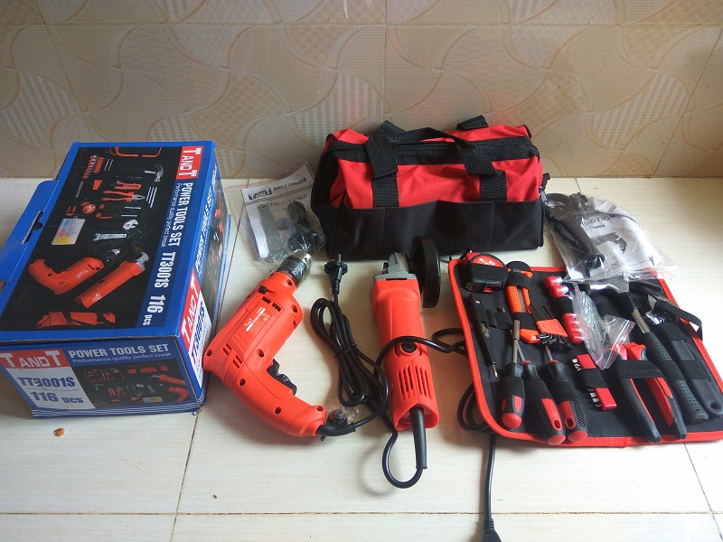 TANDT TT3001S Power Tools Set with 116 Pcs Hand Tools & Accessories; Model: TT3001S_img_4