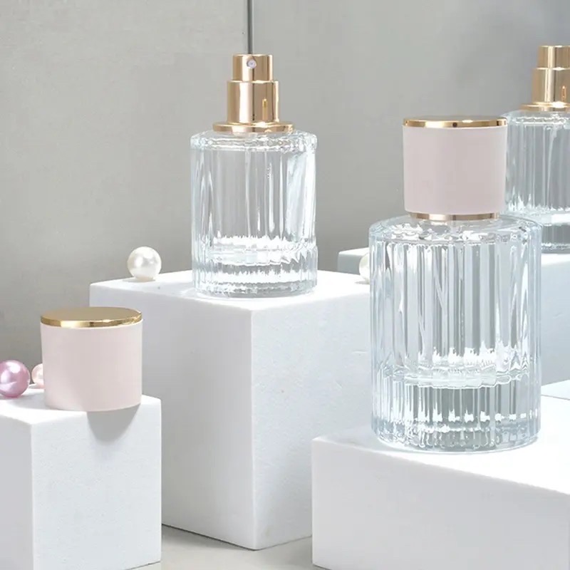 Empty Perfume Atomizer Refillable Transparent Round Shape Glass Spray 30ml Bottle 1 pcs_img_1