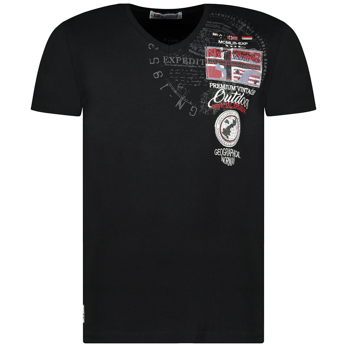 Short-sleeved T-shirt Black