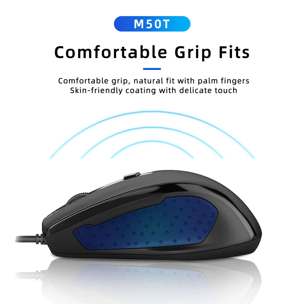 ThundeRobot M50T USB Mouse and Mousepad Combo | 2-in-one combo_img_1