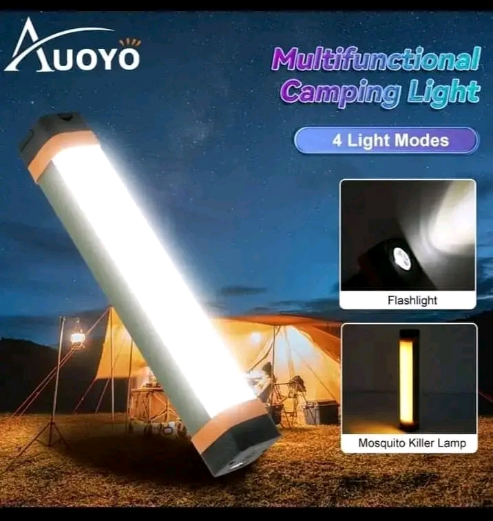 ๐ฅAuoyo Camping Light Tube Mosquito Repellent Lamp USB Rechargeable Flas-hlight...