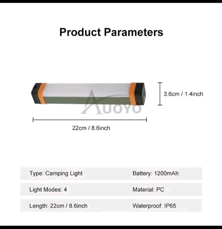 ๐ฅAuoyo Camping Light Tube Mosquito Repellent Lamp USB Rechargeable Flas-hlight..._img_5