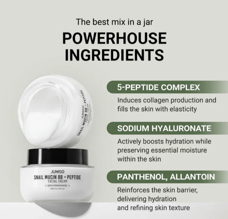 Jumiso Snail Mucin 88 + Peptide Cream 100ml_img_4