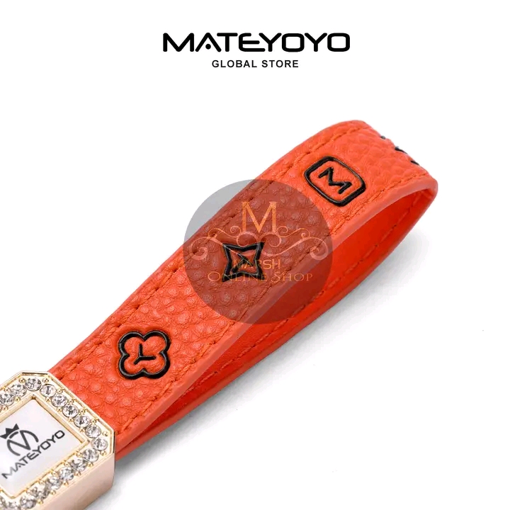 💥MATEYOYO Women Keychain Fashion PU Leather Keychain Business Gift Leather_img_4