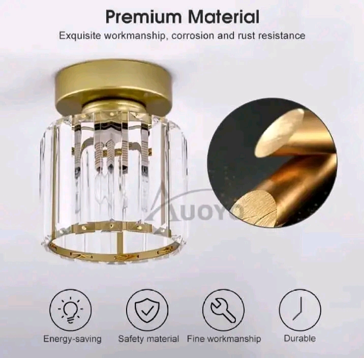 Auoyo Crystal Ceiling Lamp.._img_1