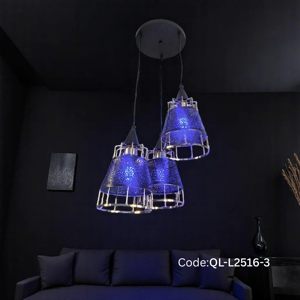 Qulik Modern Moroccan Bloom 3 Color Hanging Lights (QL-L2516-3)