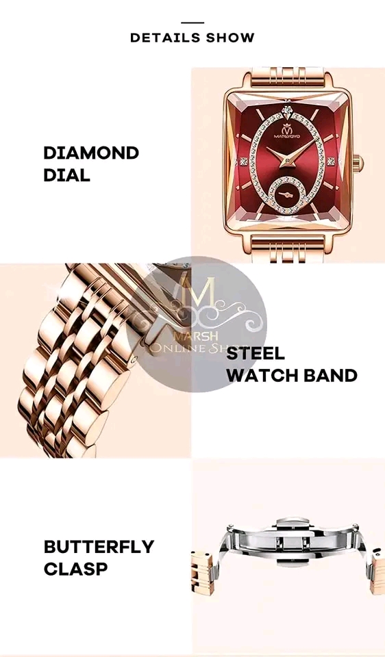 💥MATEYOYO Diamond Wristwatch with Exquisite Box_img_11