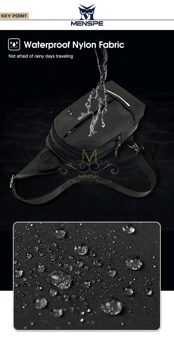 ๐ฅMENSPE Men's Chest Bag Cross Body Bag Pouch Bag Travel Shoulder Bag_img_5