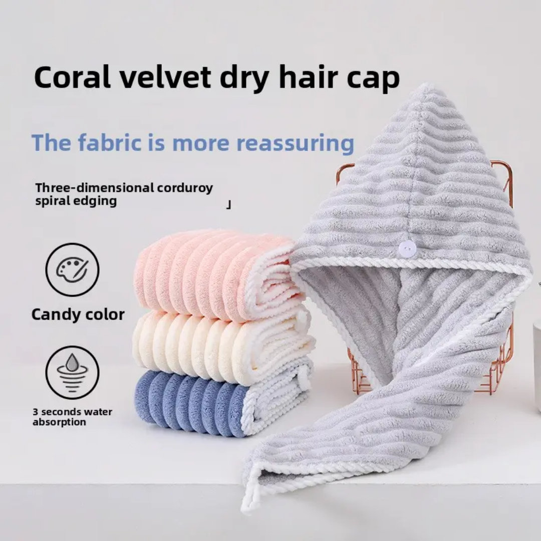 (১পিস) Magic Hair Towel | মাল্টিকালার
