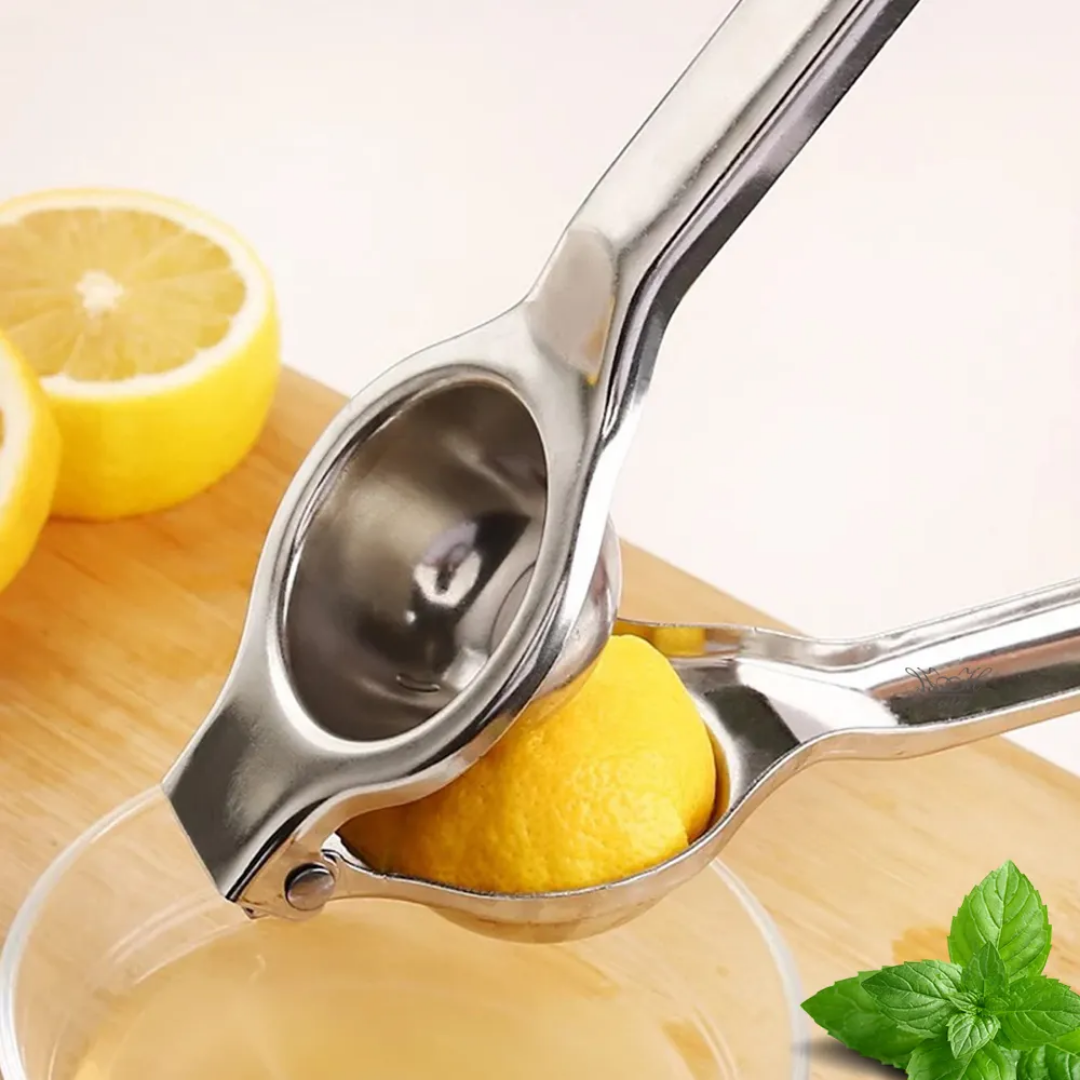 Manual Press Stainless Steel Handheld Lemon Juicer