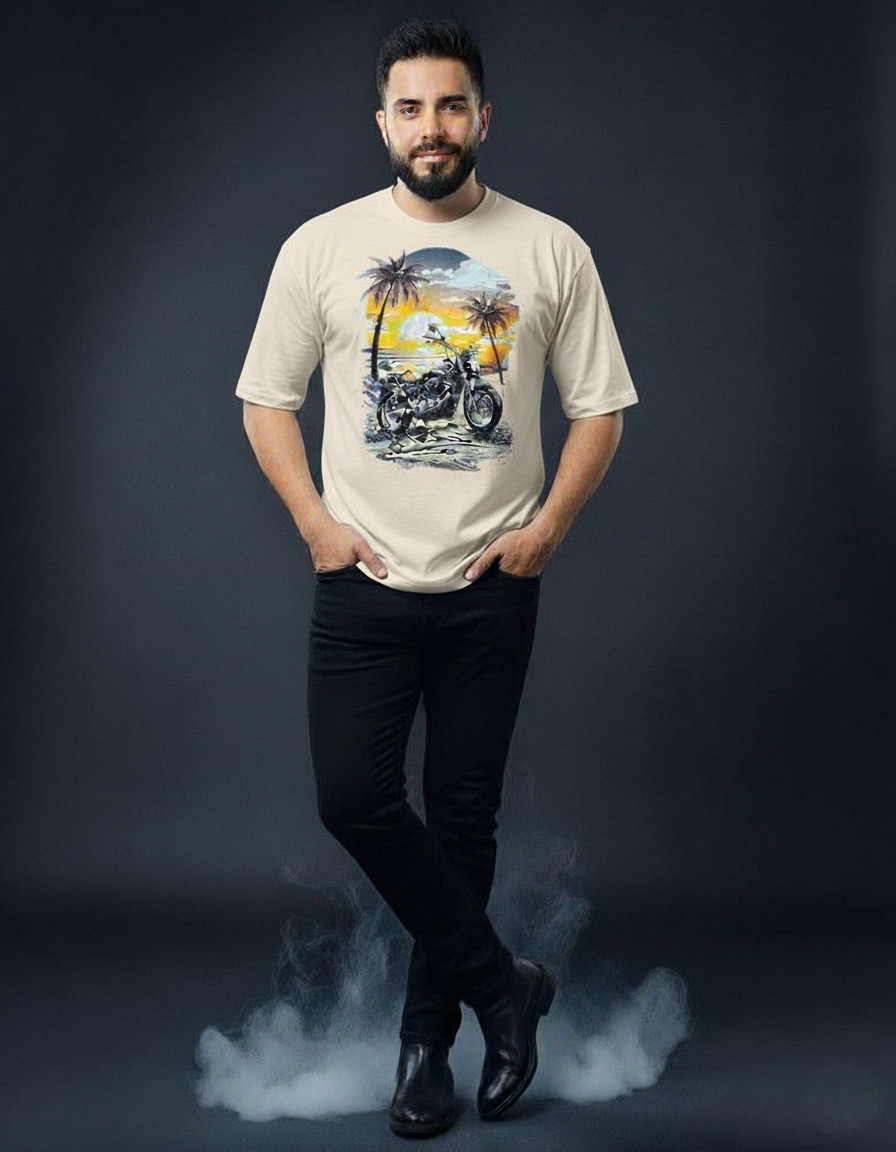Gonji Graphic Drop Shoulder T-Shirt_img_3