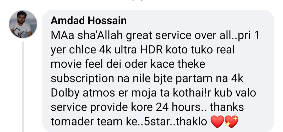 Customer review