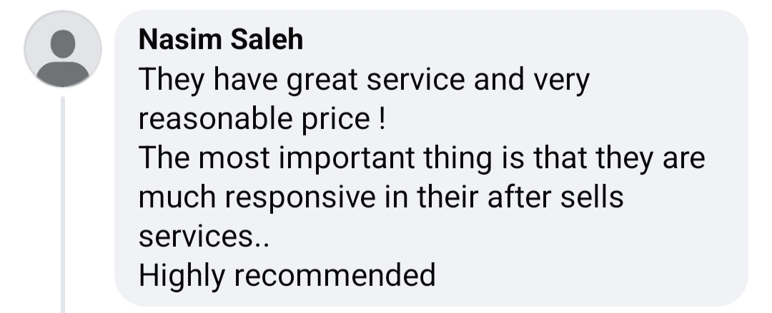 Customer review