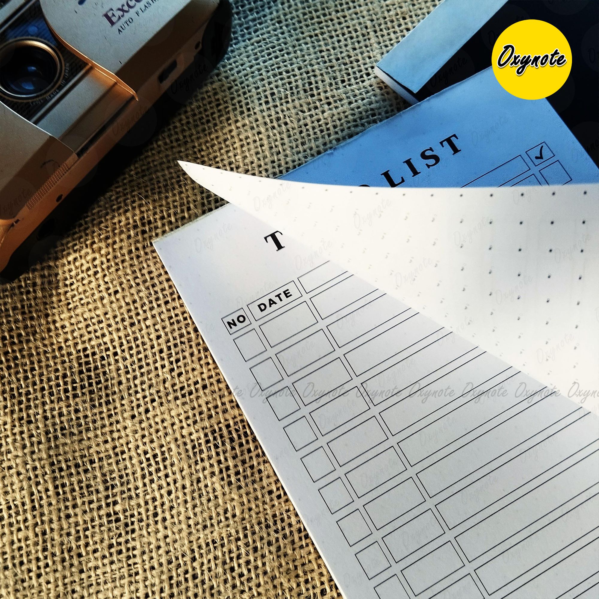 Oxynote "To Do List" Notepad - 8.2 inch x 5.6 inch - 31 Sheets_img_1
