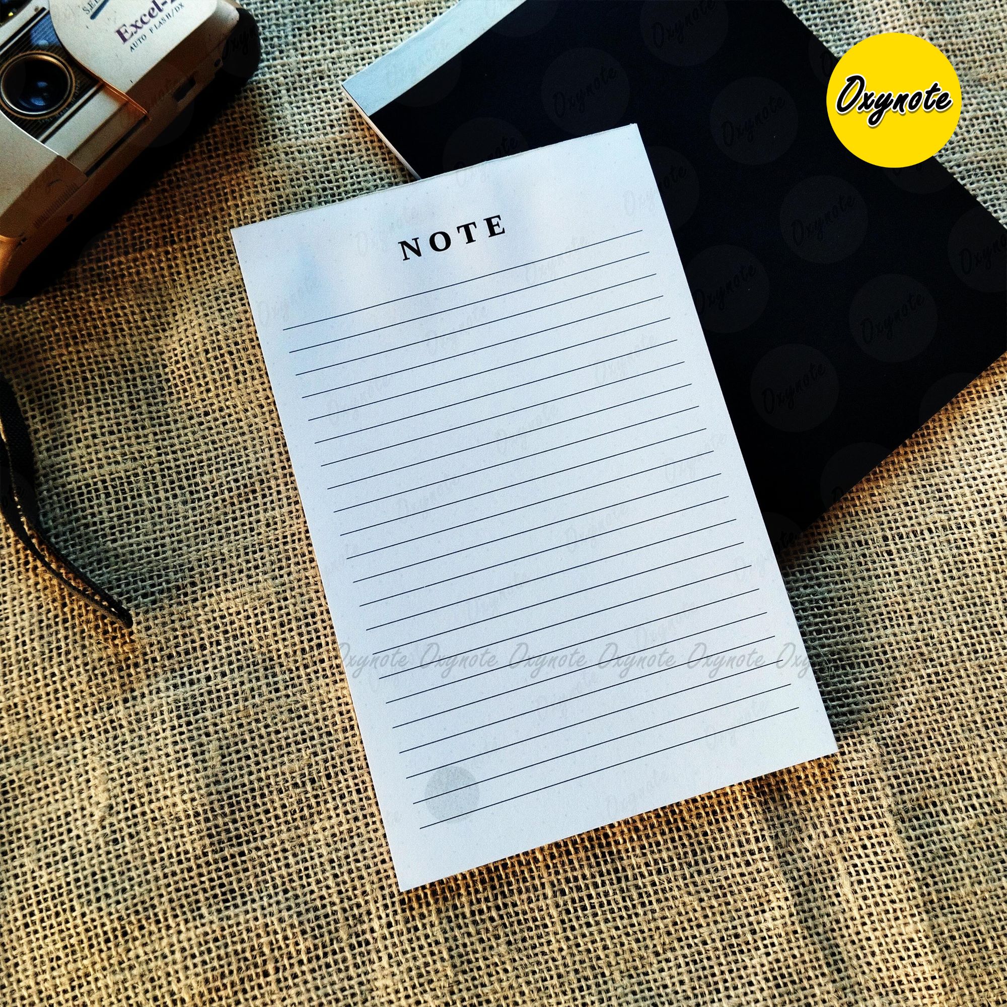 Oxynote "Note" Notepad - 8.2 inch x 5.6 inch - 31 Sheets_img_1